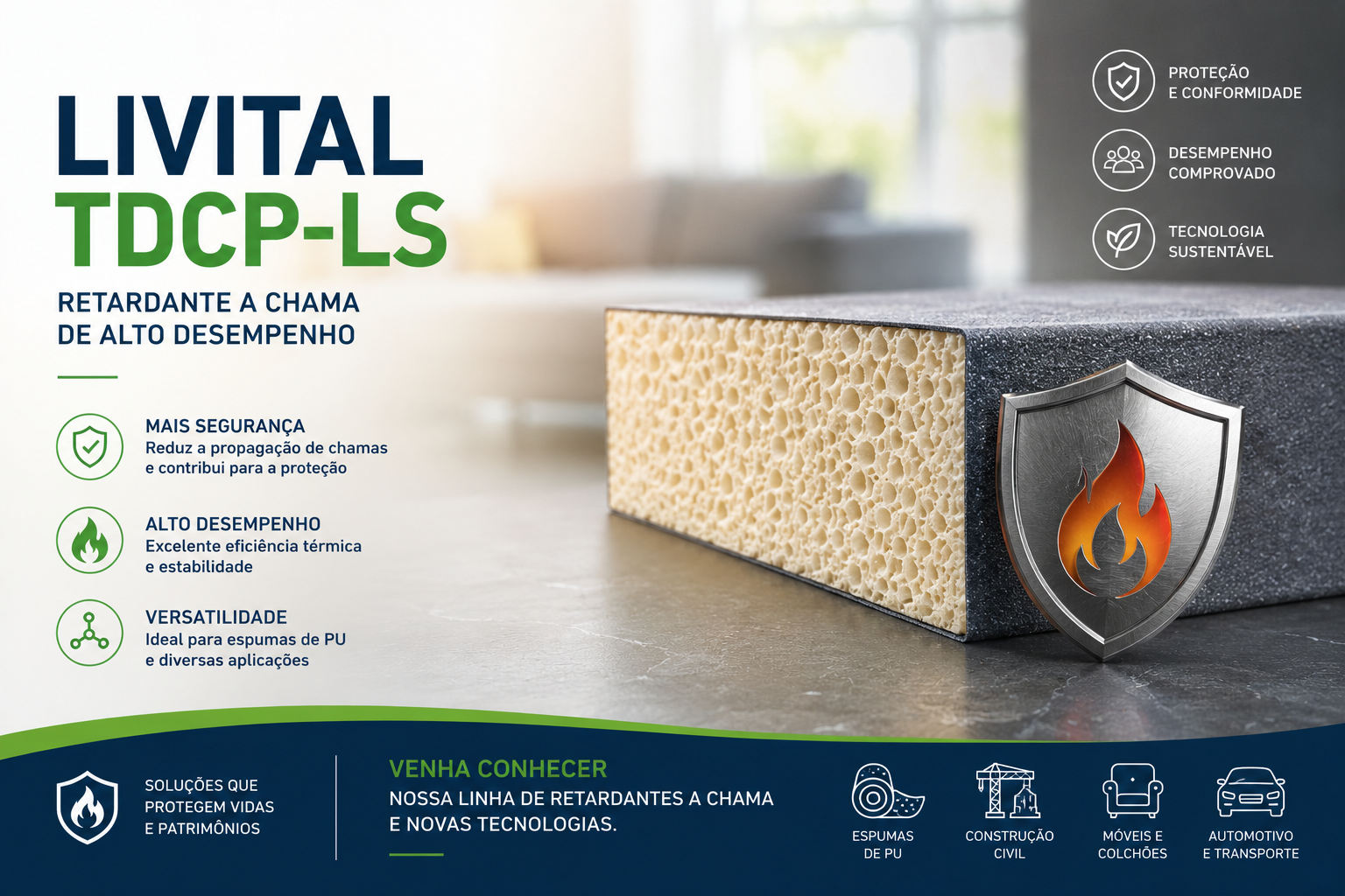 Retardante a Chama Livital TDCP-LS